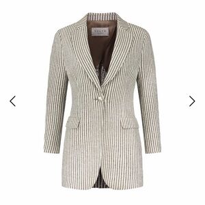 Wolf & Badger Silk Linen Blazer Vulto Amsterdam Size 34R Extra Small XS